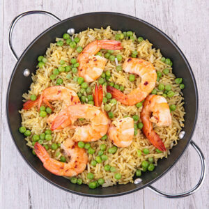 crevettes biryani